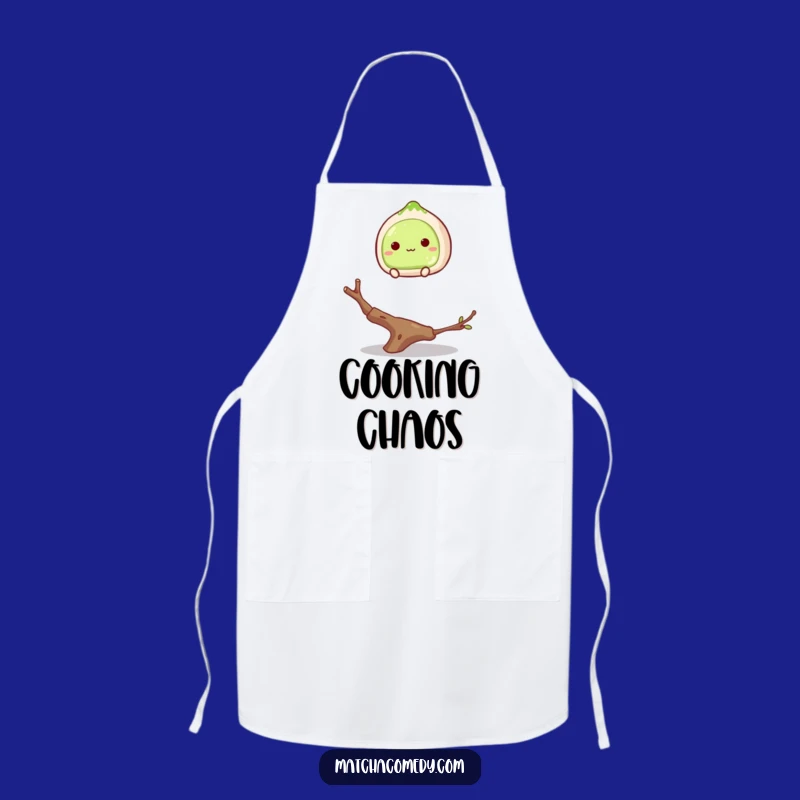 Funny Matcha Mochi Apron: Hilarious Kitchen Wear and Gift for Dessert Makers