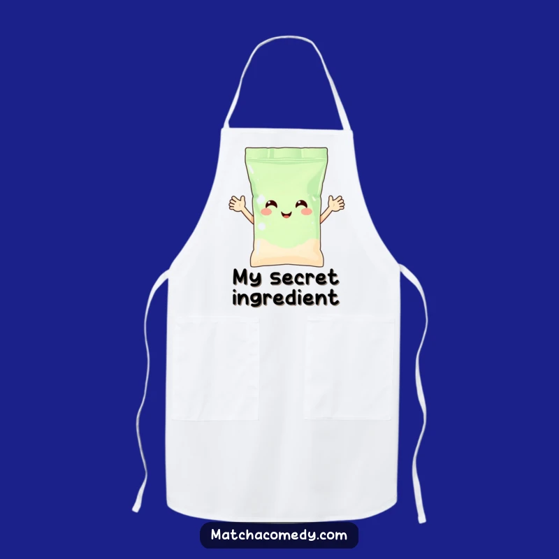 Funny Matcha Powder Bag Apron: Greet Your Guests with Fun!