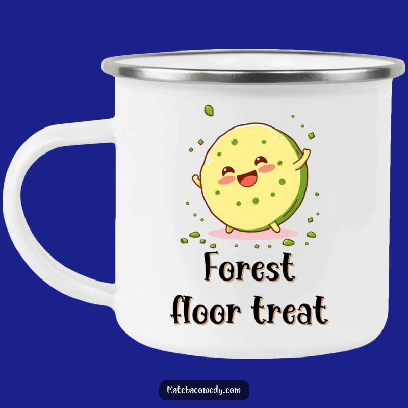 Funny Matcha Cookie Cartwheel Camping Mug: Sweet Adventures!