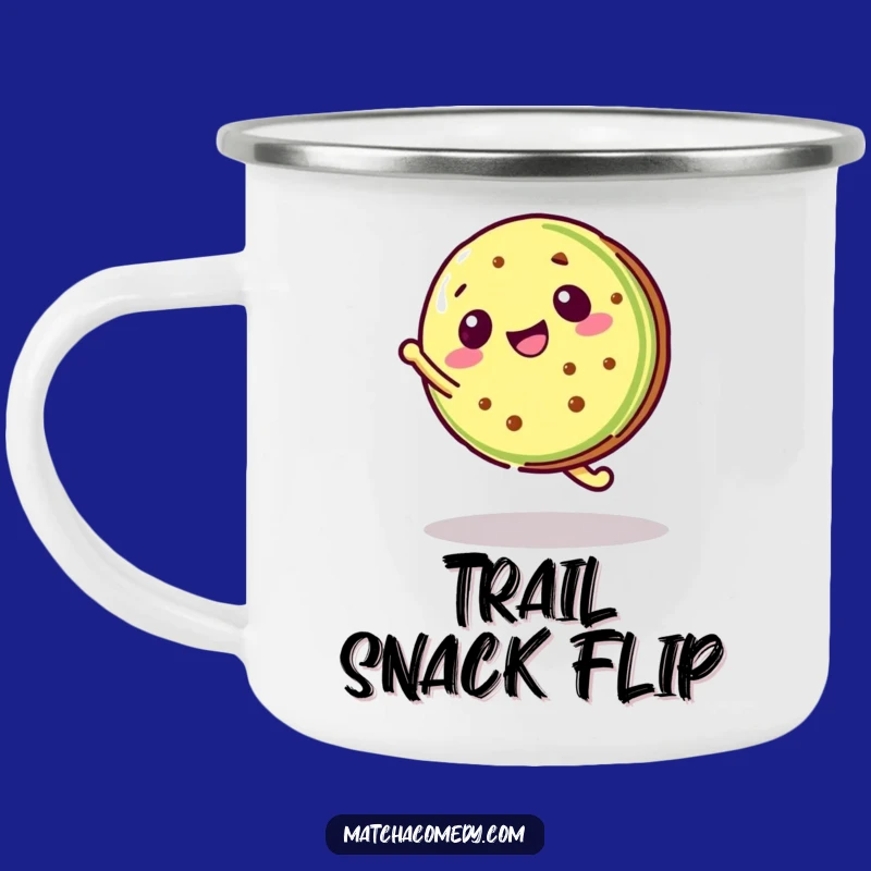 Funny Kawaii Matcha Camping Mug - Cartwheel Adventure Cup, Outdoorsy Funny Gift