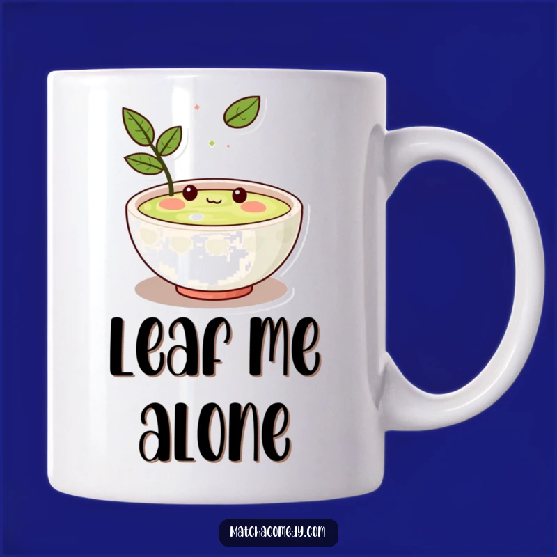 Funny Kawaii Matcha Bowl Mug - Amused Character, Perfect Hilarious Gift