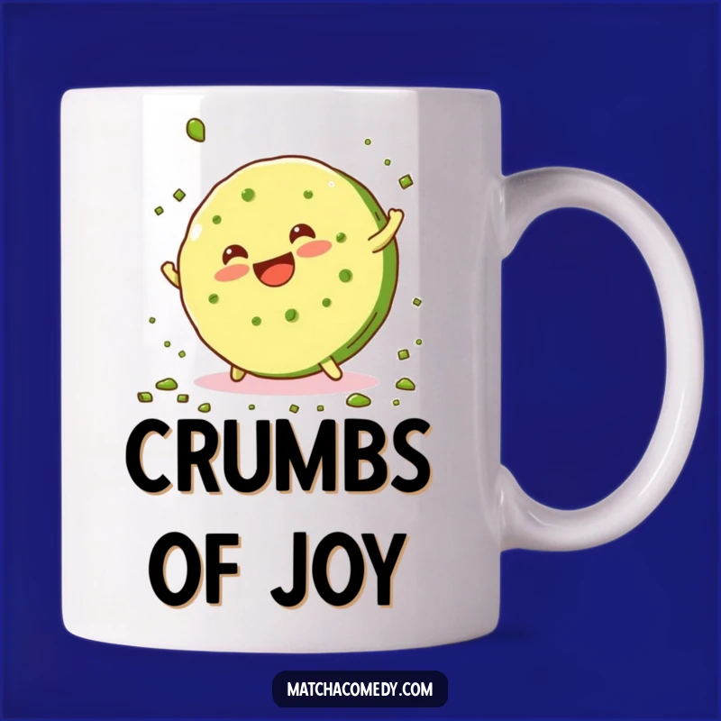 Funny Matcha Cookie Cartwheel Mug: Sweet & Hilarious Treat!