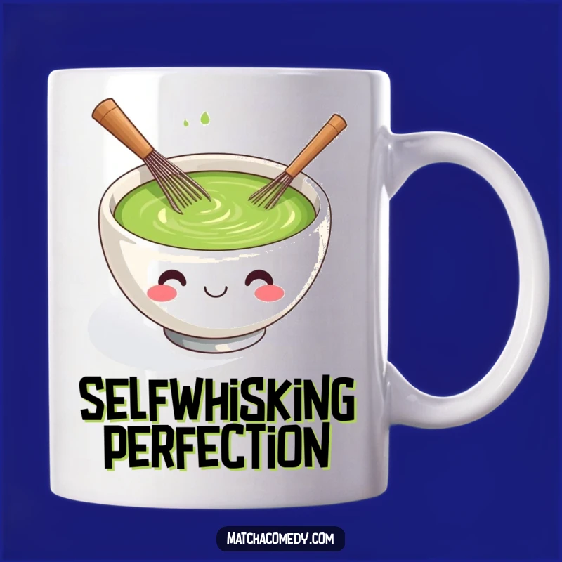 Funny Matcha Whisking Bowl Mug - Hilarious and Cute Gift for Tea Lovers