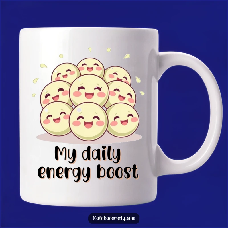 Funny Matcha Balls Mug: A Hilarious Gift for Tea Lovers, Bursting with Joy