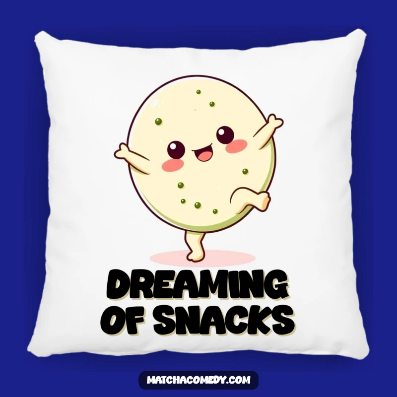 Funny Kawaii Matcha Cookie Pillow - Cartwheel Fun, Comfy & Hilarious Decor Gift