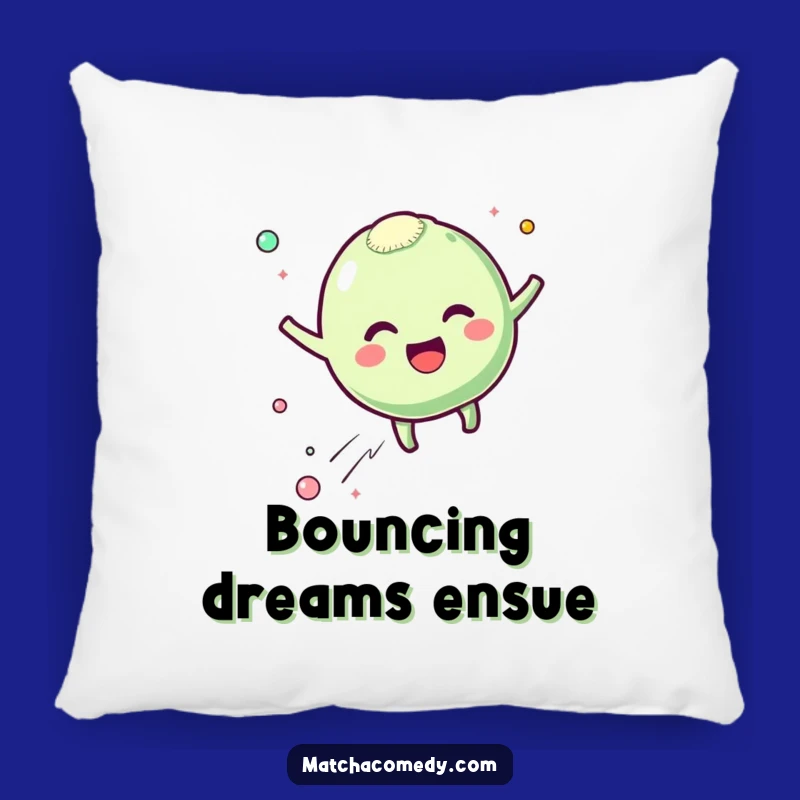 Funny Matcha Mochi Pillow - Soft Bouncing Excitement, Cozy Happy Gift