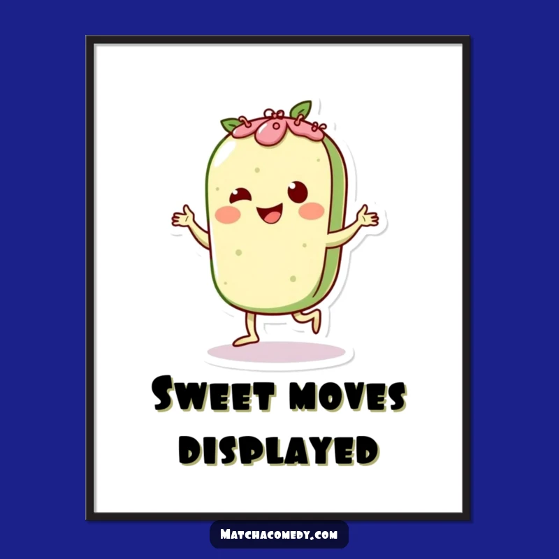 Funny Matcha Pastry Charleston Digital Art: Dance Instant Download - Instant Funny Gift!