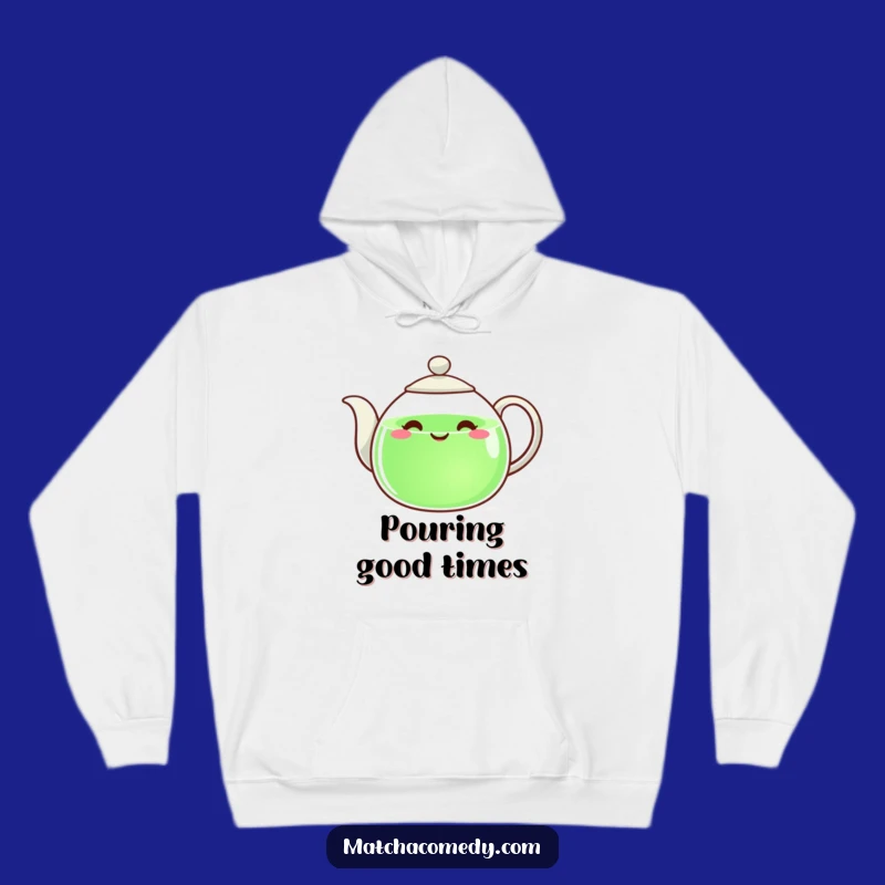 Funny Teapot Hoodie: Cozy Happy Pouring Design, Warm & Cheerful, Wonderful Funny Gift!