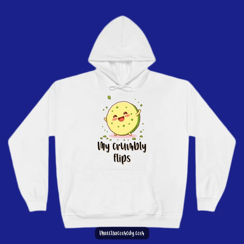 Cozy Funny Matcha Cookie Cartwheel Hoodie: Snuggle Up With Crumbs!
