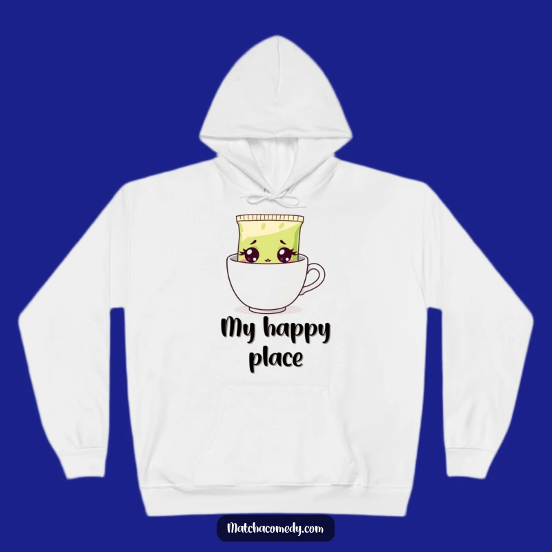 Funny Surprised Matcha Hoodie: Cozy and Hilarious Tea Lover Gift for Cold Days