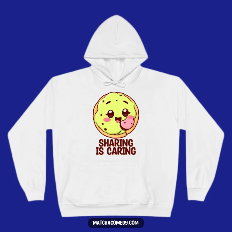 Funny Matcha Cookie Hoodie: Cozy Kawaii Cookie Offering Bite Sweatshirt