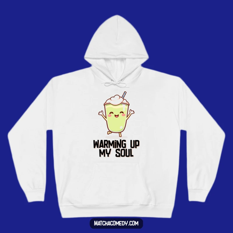 Cozy Funny Matcha Latte Jig Hoodie: Kawaii Character Comfort, Ideal Gift for All