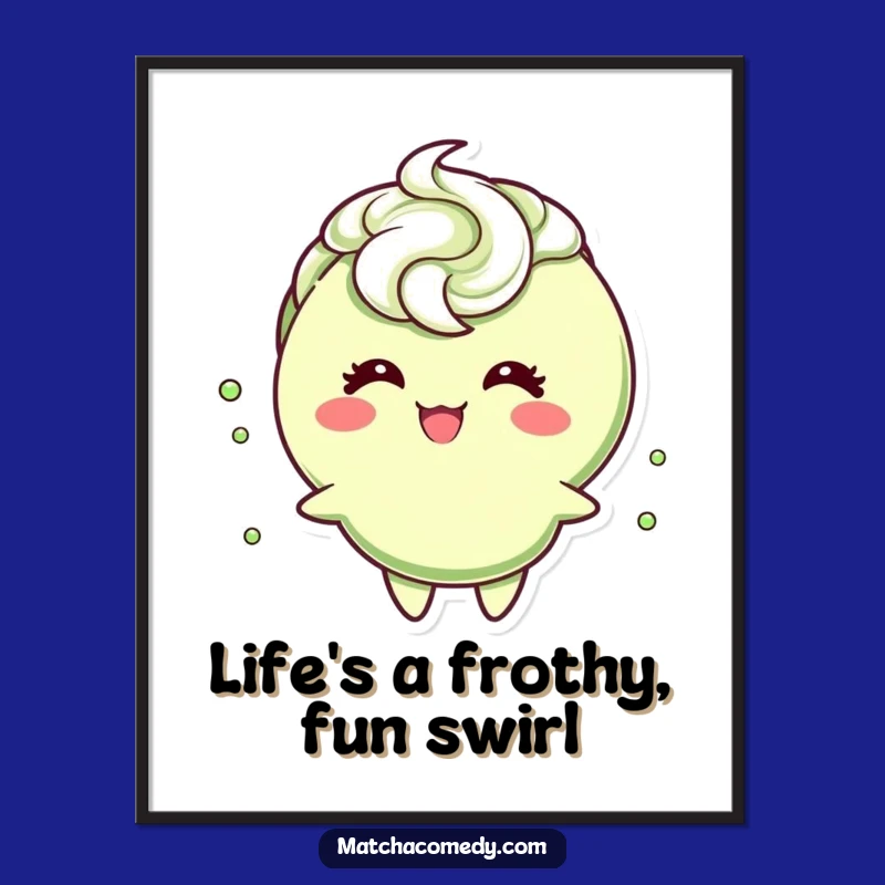 Free Printable Giggling Matcha Wall Art: Funny Downloadable Decor for Cheerful Spaces