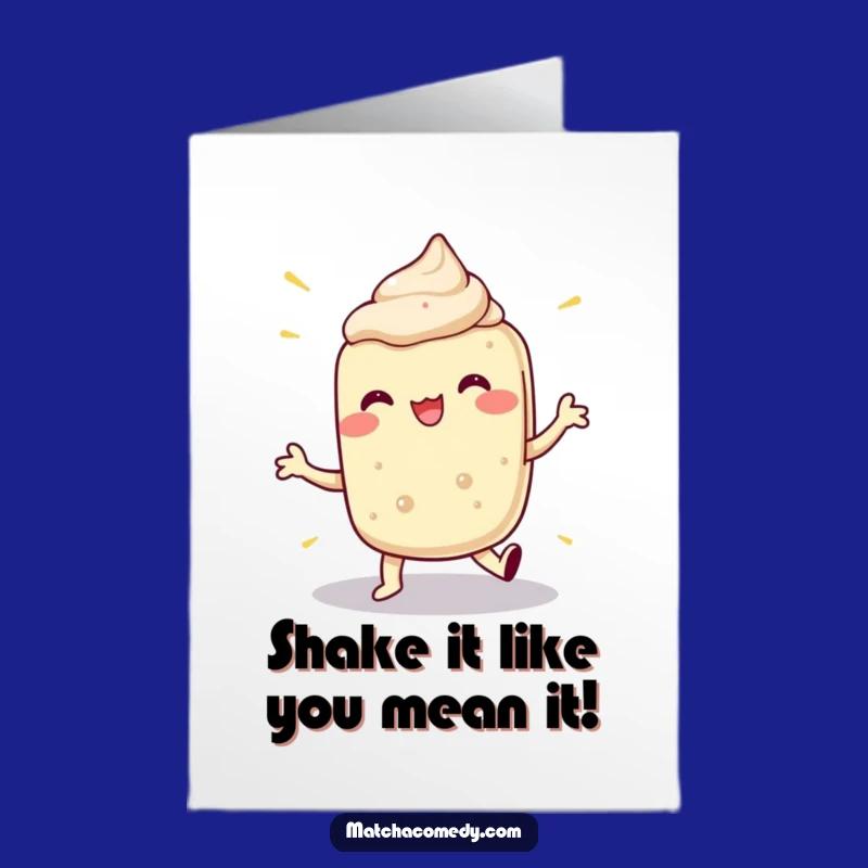 Free Printable Funny Matcha Dance Birthday Card - Hilarious Downloadable Gift