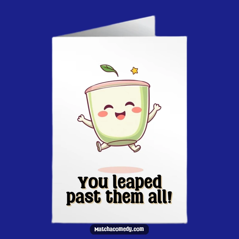 Free Printable Matcha Leap Congrats Card: Hilarious Downloadable Gift for Any Occasion
