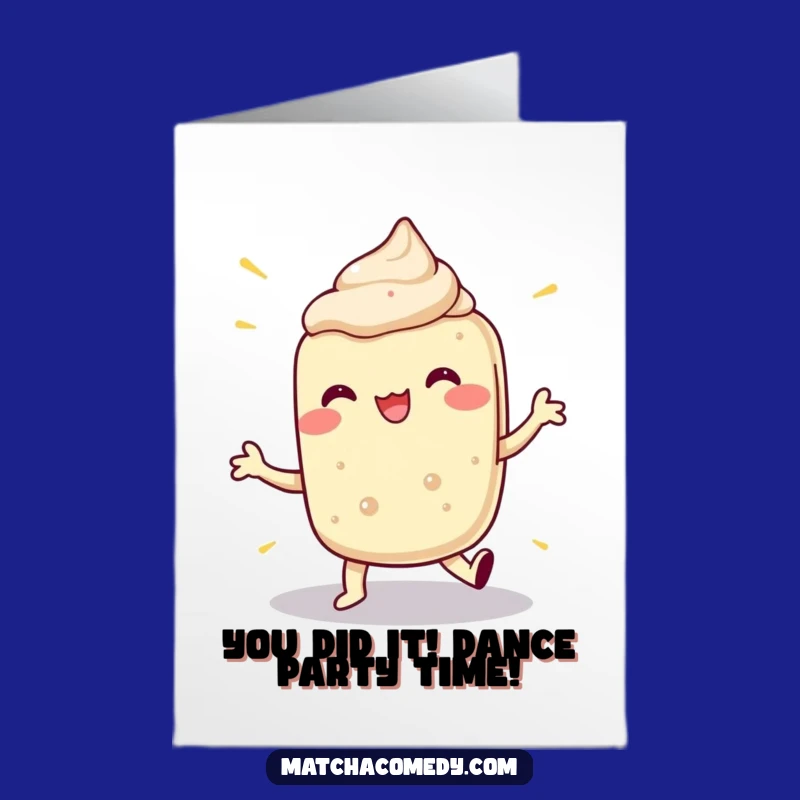 Free Printable Crazy Matcha Dance Congratulations Card - Funny Downloadable