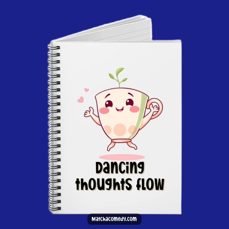 Funny Matcha Dancer Notebook: Journal Your Moves with Tea Humor