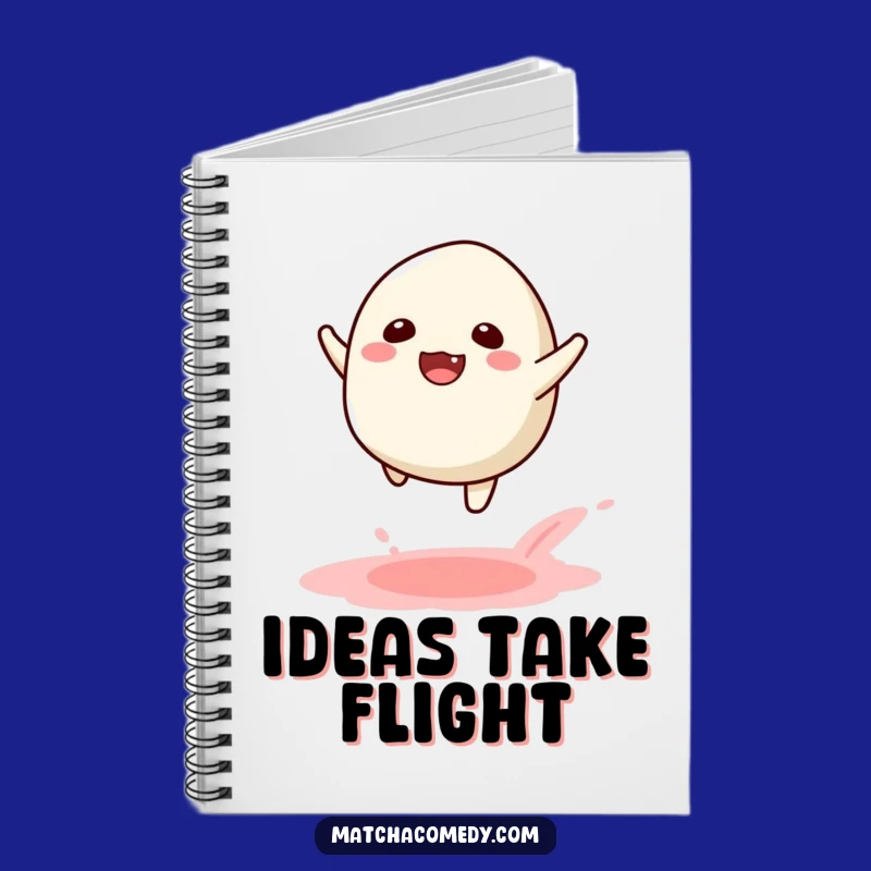 Funny Kawaii Matcha Mochi Leap Notebook: Jot Down Joyful Ideas