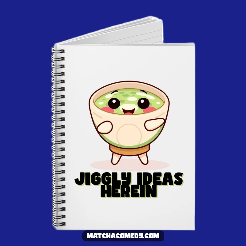 Funny Matcha Bowl Notebook: Jot Down Ideas with a Dancing Bowl, Perfect Funny Journal!