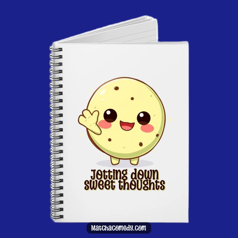 Funny Kawaii Matcha Cookie Notebook: Cheerful Wave Pages, Perfect Funny Gift for Note-Takers