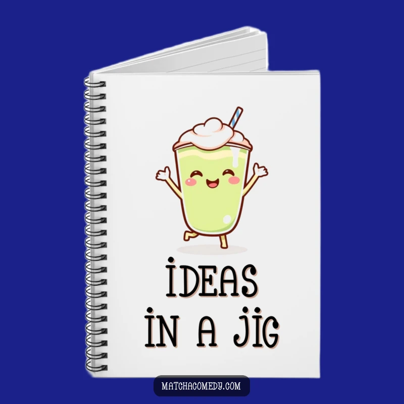 Kawaii Matcha Latte Jig Notebook: Funny Journal, Perfect for Notes & Gifts