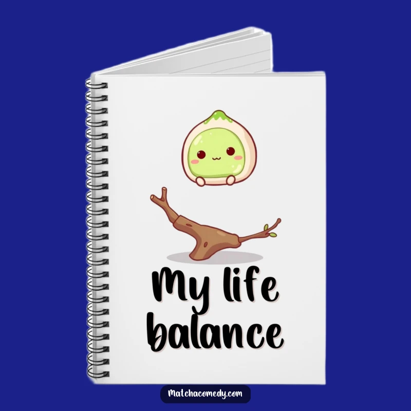 Funny Matcha Mochi Notebook: Hilarious Journal for Dessert Lovers and Planners