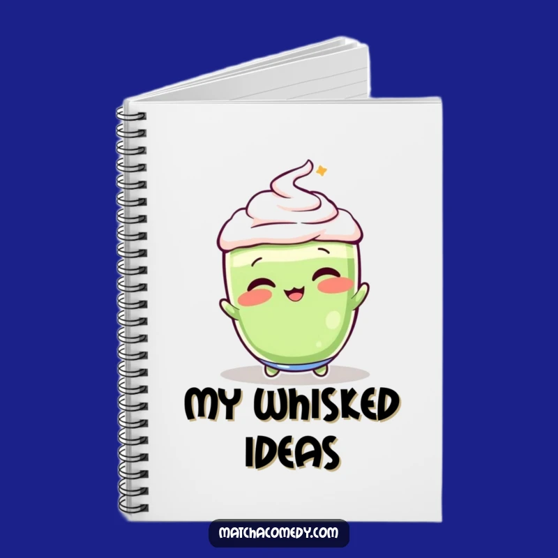 Funny Matcha Latte Whisking Notebook: Jot Down Your Vibrant Ideas!