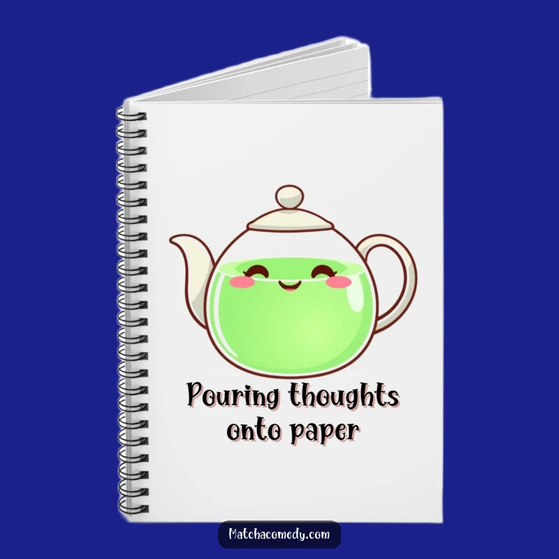 Funny Teapot Notebook: Capture Thoughts with a Happy Pourer, Perfect Funny Journal!