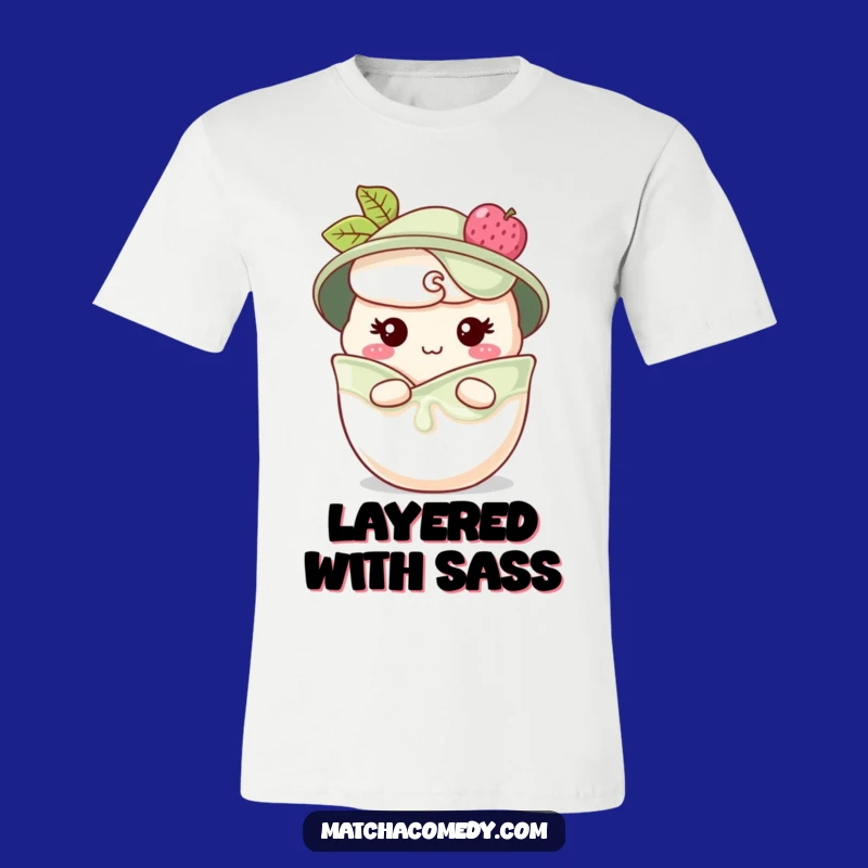 Funny Matcha Parfait T-Shirt - Cheeky Grin Layers, Sweet Style Gift