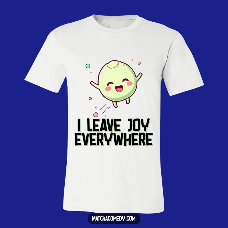 Funny Matcha Mochi T-Shirt - Bouncing Excitement, Happy Style Gift