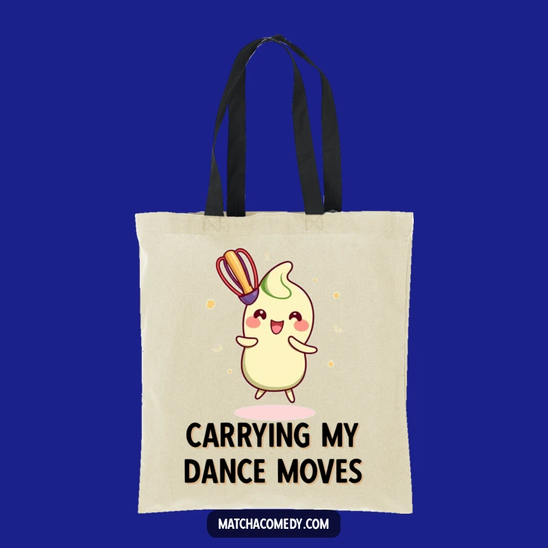 Funny Kawaii Matcha Whisk Tote Bag - Carry Your Joyful Spirit