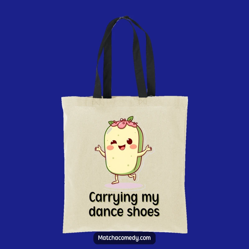 Funny Matcha Pastry Charleston Tote Bag: Carry the Beat - Practical Funny Gift!